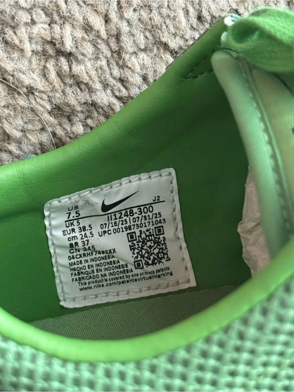 Nike Astrograbber Textile Women's Shoes 7.5
